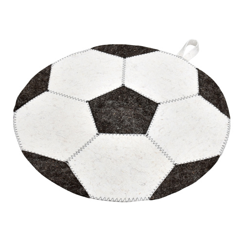 картинка Коврик для сауны Футбольный мяч войлок от магазина Румлес